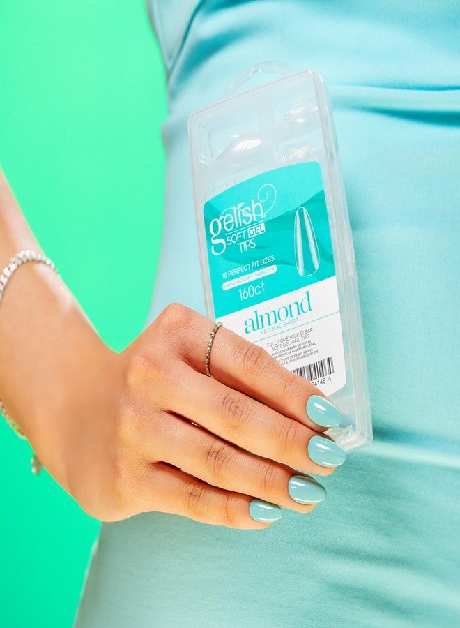 جيليش أطراف جل جيليش سوفت جل™ - أظافر صناعية احترافية عالية الجودة تدوم طويلاً للحصول على مانيكير قوي يدوم طويلاً - سهلة الاستخدام، مظهر طبيعي، أظافر صناعية مصممة مسبقًا (لوزة قصيرة، 160 قطعة) - Image 2